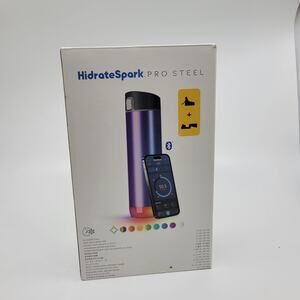 HidrateSpark Pro 21oz Stainless Steel New, sealed.